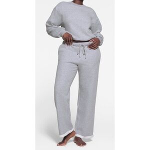 SKIMS Cotton Fleece Straight Leg pants